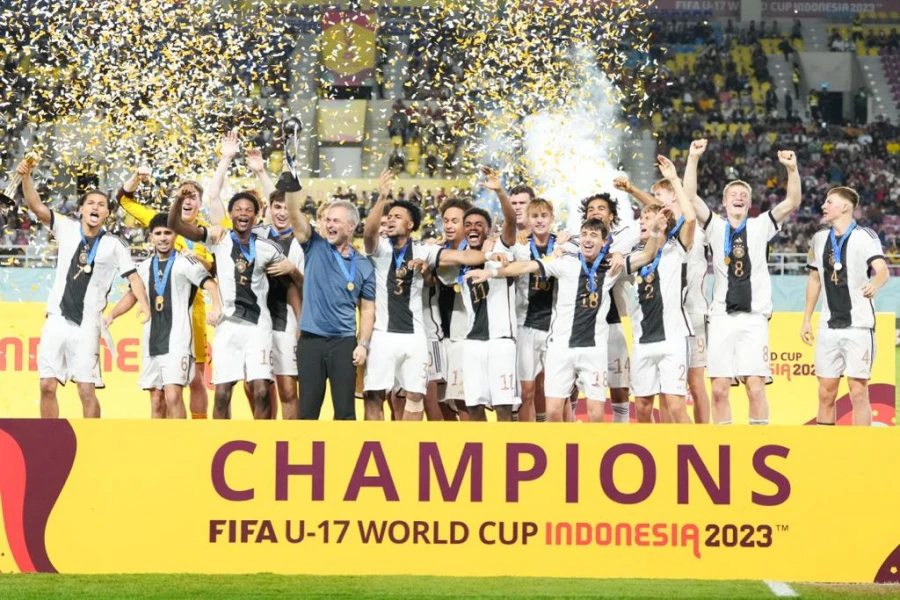 Foto: Jerman Juara Piala Dunia U-17 2023 setelah Adu Penalti Lawan Prancis | Pifa Net