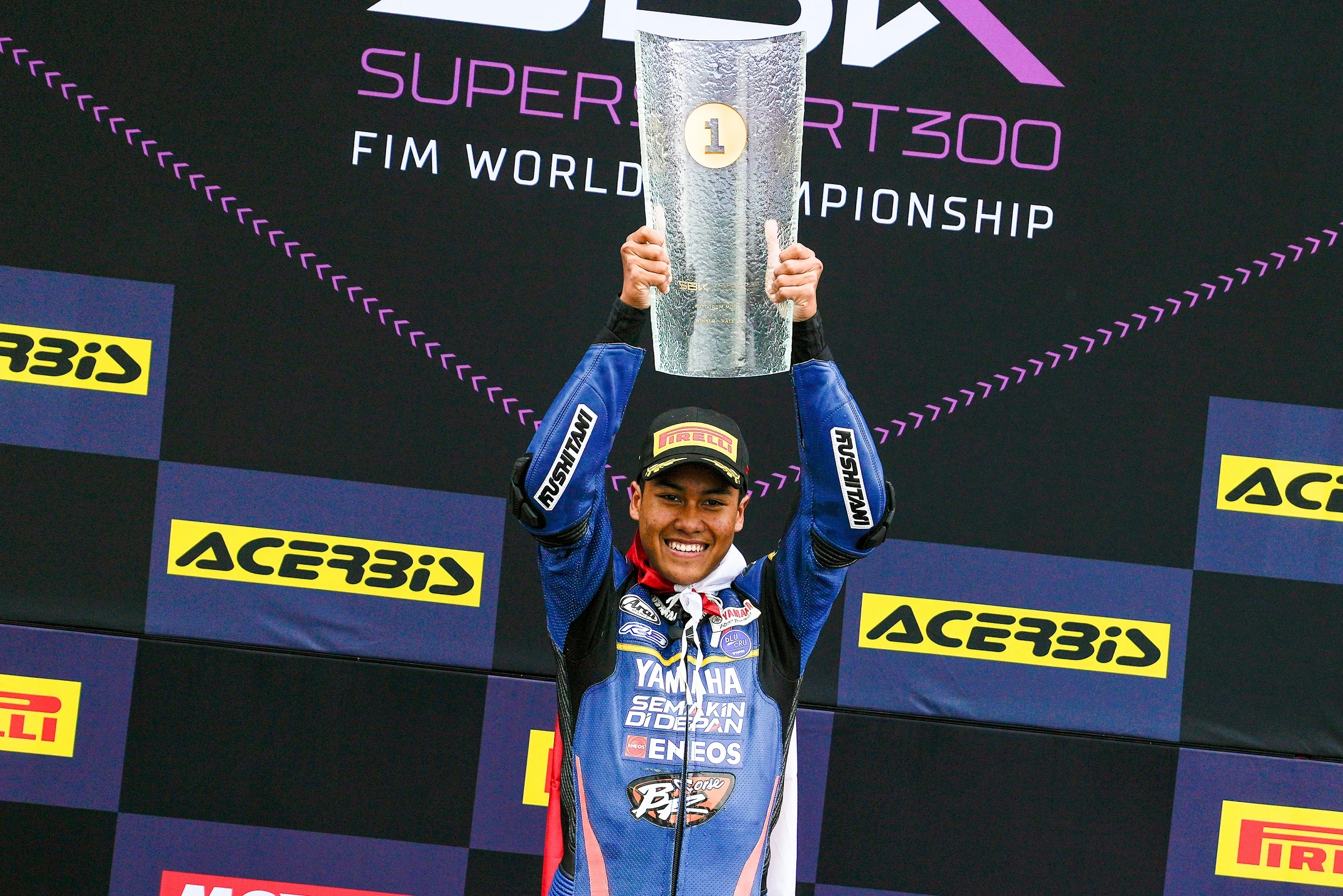 Aldi Satya Mahendra bakal mengikuti kejuaraan World Supersport 300 (WorldSSP 300) 2024. (Dok. Yamaha)