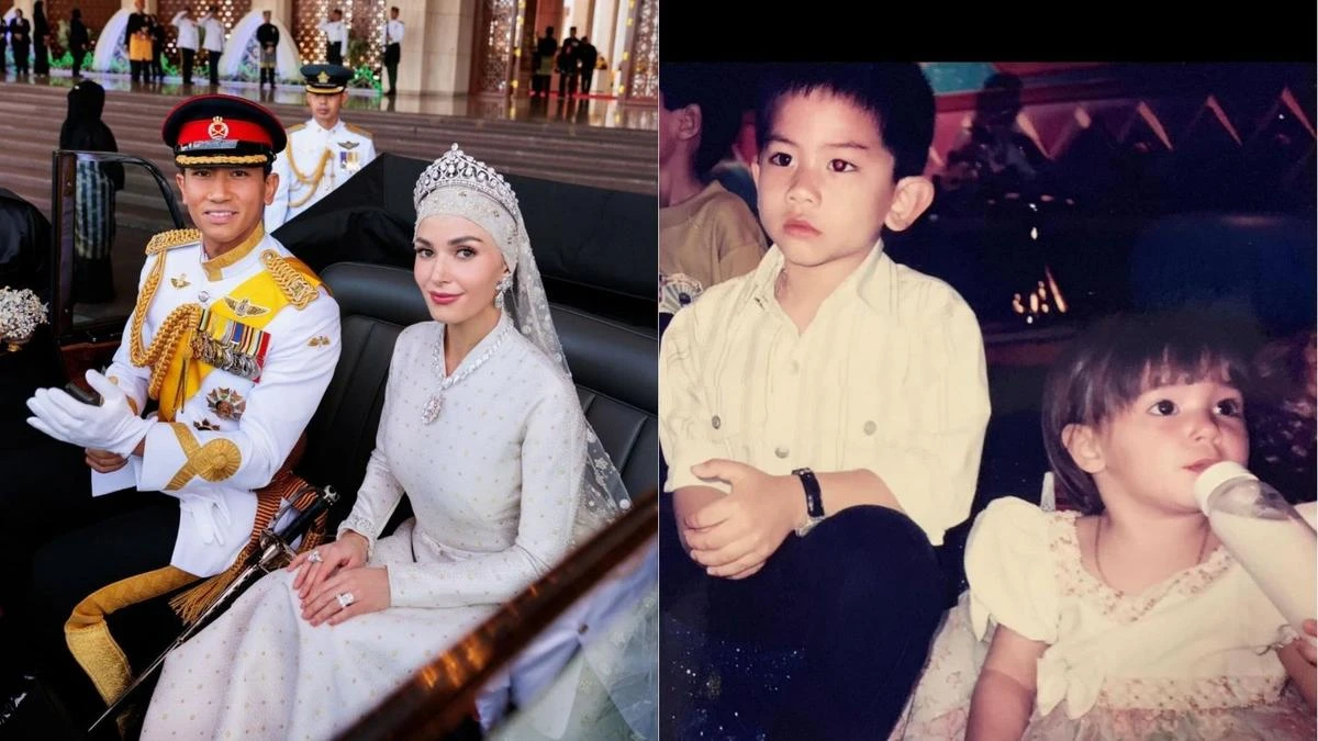 Foto: Bikin Heboh, Pangeran Mateen Unggah Foto Masa Kecil Bareng Anisha Rosnah, Netizen: Jodoh Emang Gak Kemana | Pifa Net