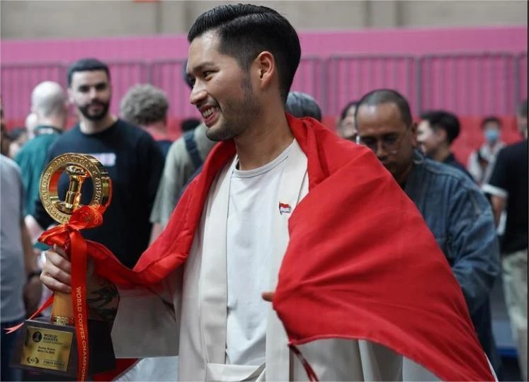 Wakil Indonesia di Kejuaraan Dunia Barista 2024, Mikael Jasin. (Dok. Instagram)