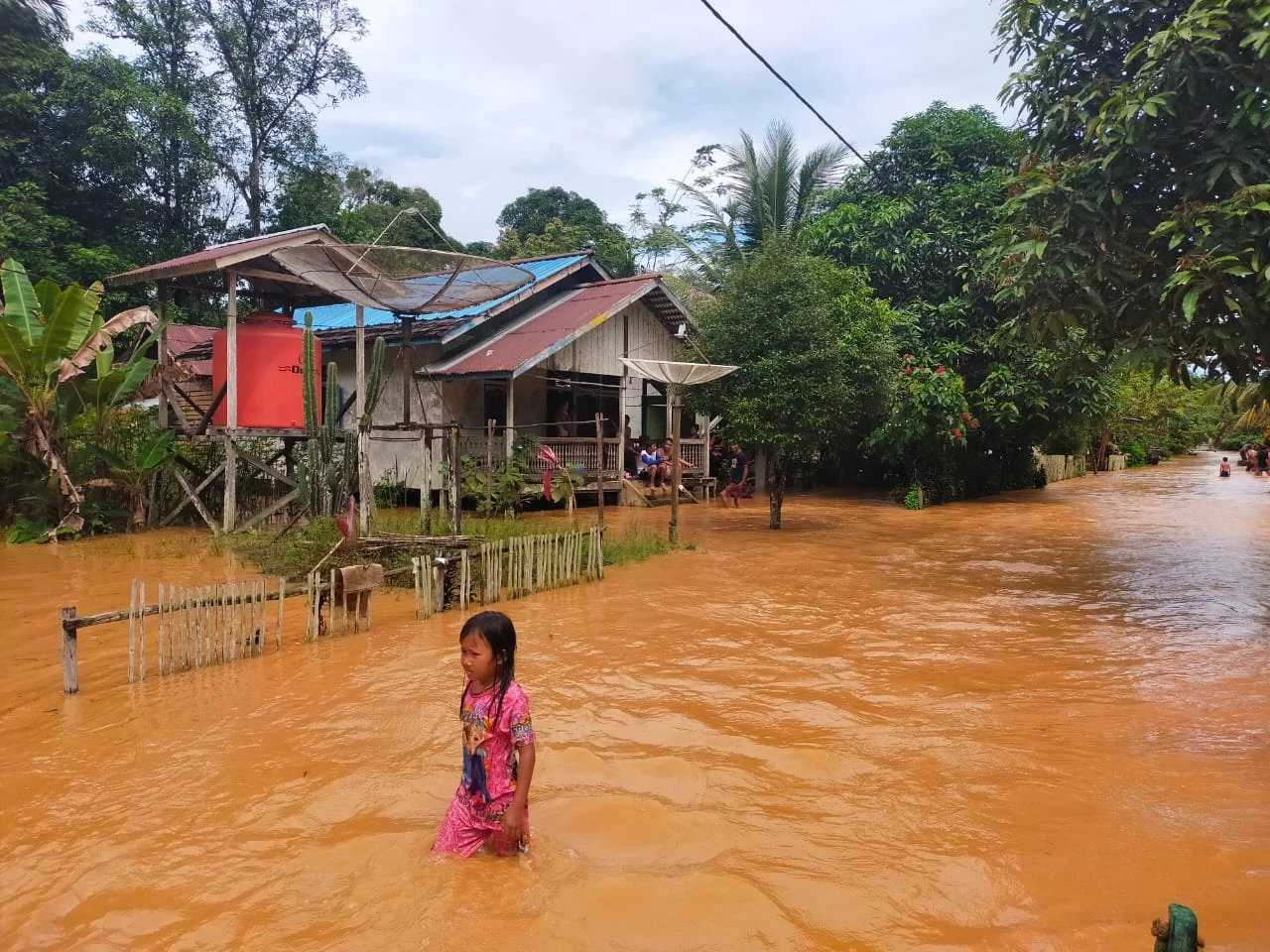 Foto: Banjir Bandang Terjang Melawi Kalbar, Akses Jalan dan Jembatan Putus | Pifa Net