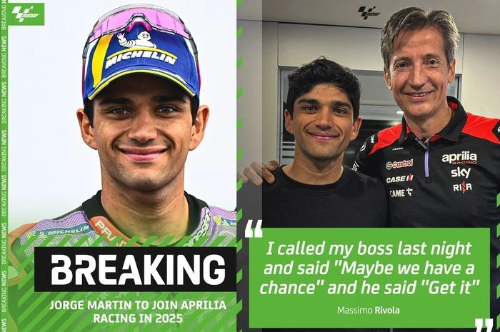 Foto: Jorge Martin Join Aprilia untuk  MotoGP Musim Depan | Pifa Net