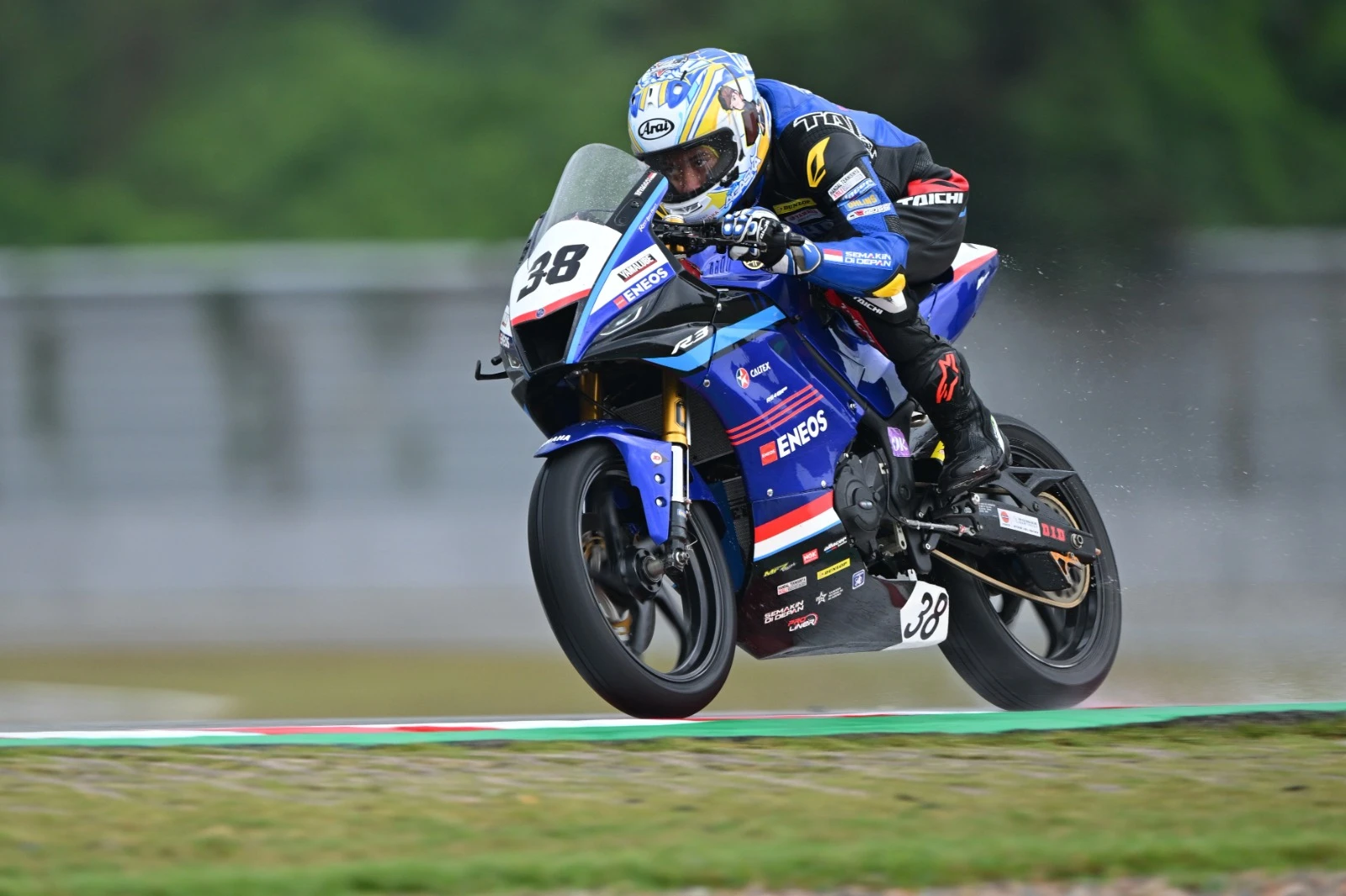 Arai Agaska unjuk gigi hingga di seri 2 ARRC 2024. (Dok. Yamaha)