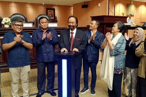 NasDem resmi mendukung Bobby Nasution di Pilgub Sumut 2024. (Media Indonesia)