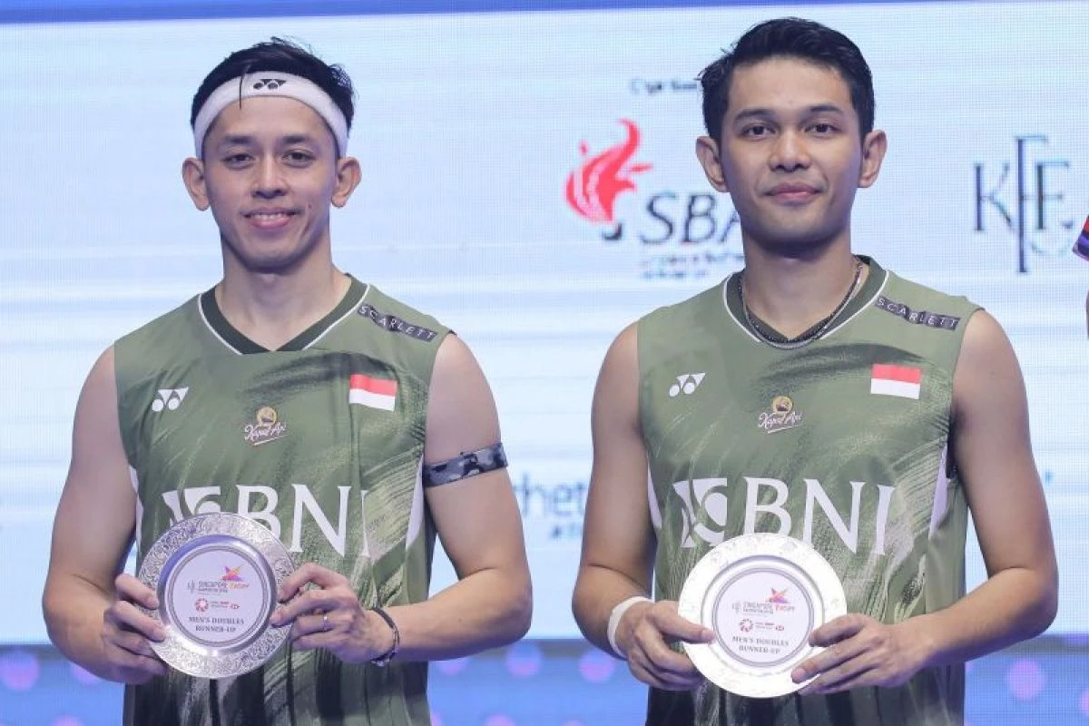 Fajar/Rian Finis sebagai runner-up di Singapore Open 2024