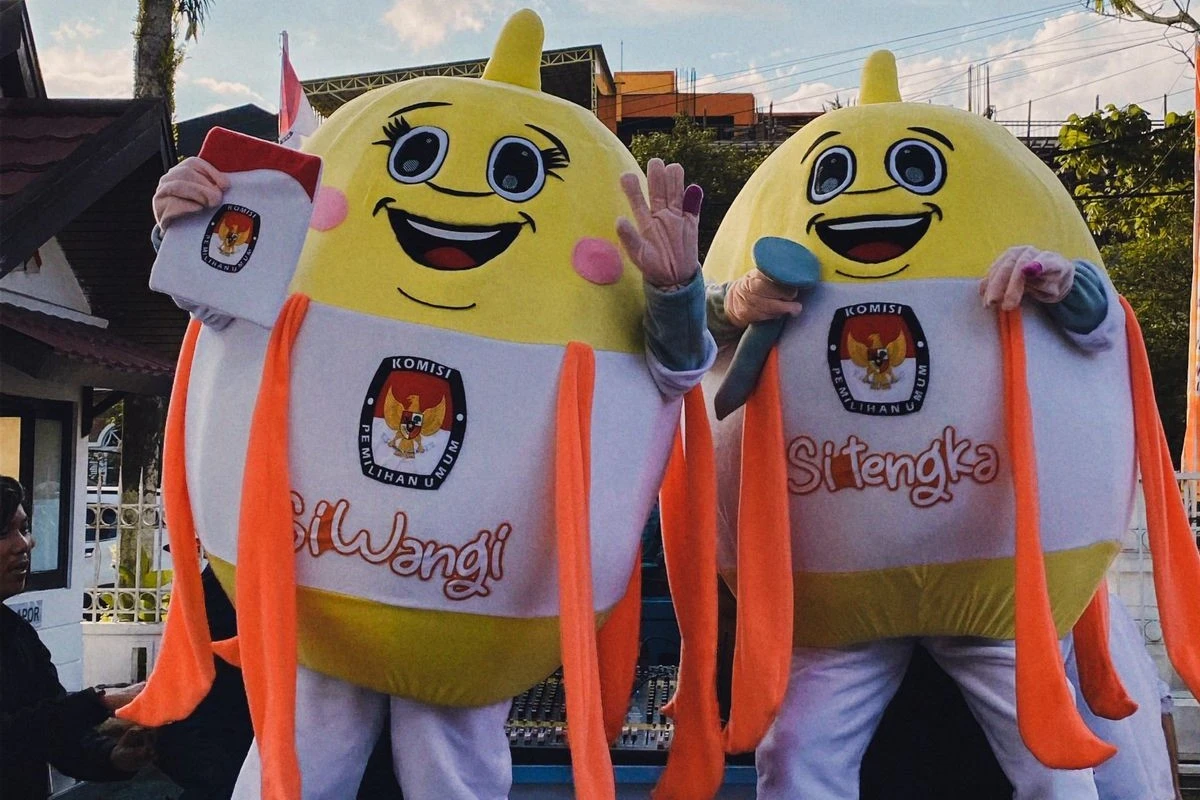 Si Tengka dan Si Wangi jadi Maskot Pilgub Kalbar 2024. (Dok. PIFA/Lydia Salsabila)
