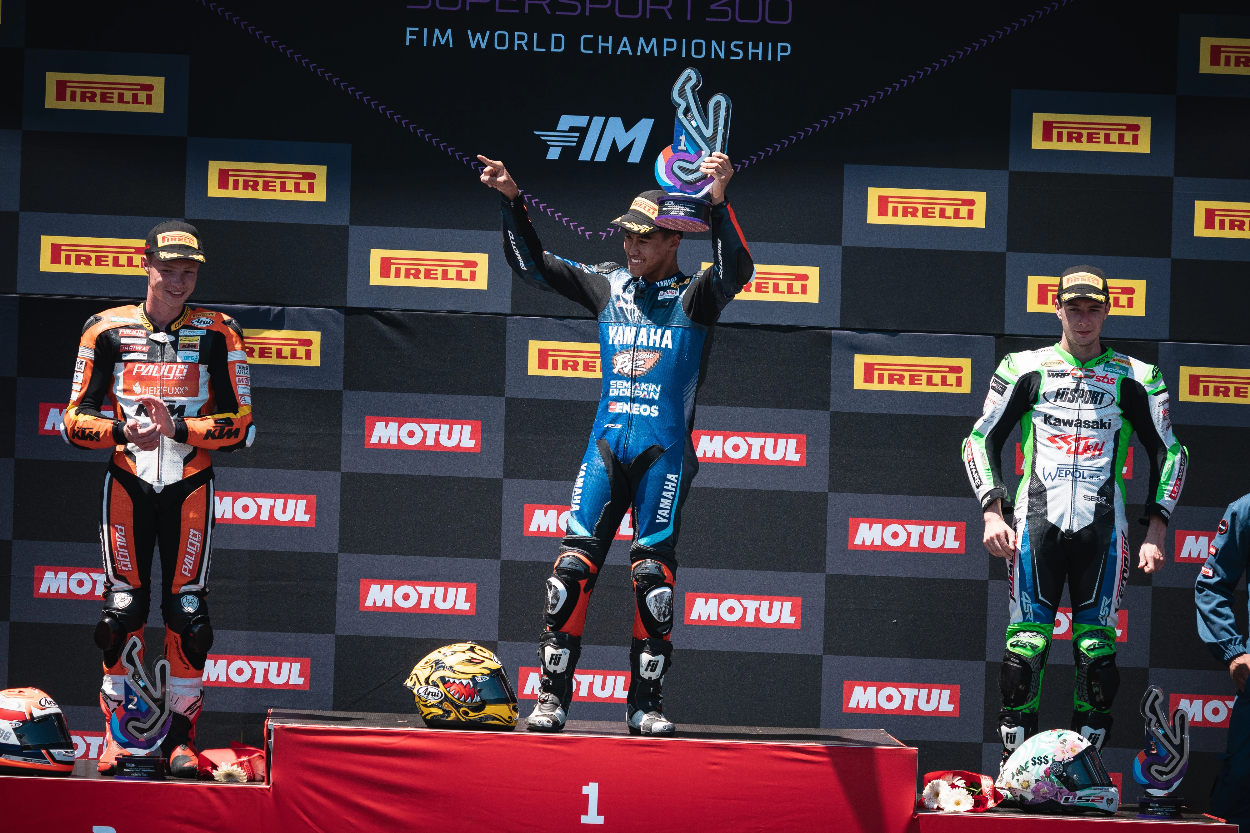 Foto: Aldi Satya Mahendra Siap Pertahankan Tradisi Podium Juara di WorldSSP300 Ceko | Pifa Net