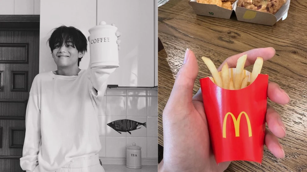 Foto: V BTS Diboikot ARMY Usai Unggah Foto Kentang Goreng McDonald’s | Pifa Net