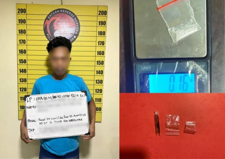Foto: Pria di Kubu Raya Pura-pura Pingsan Saat Ketangkap Nyabu dan Main Judol | Pifa Net