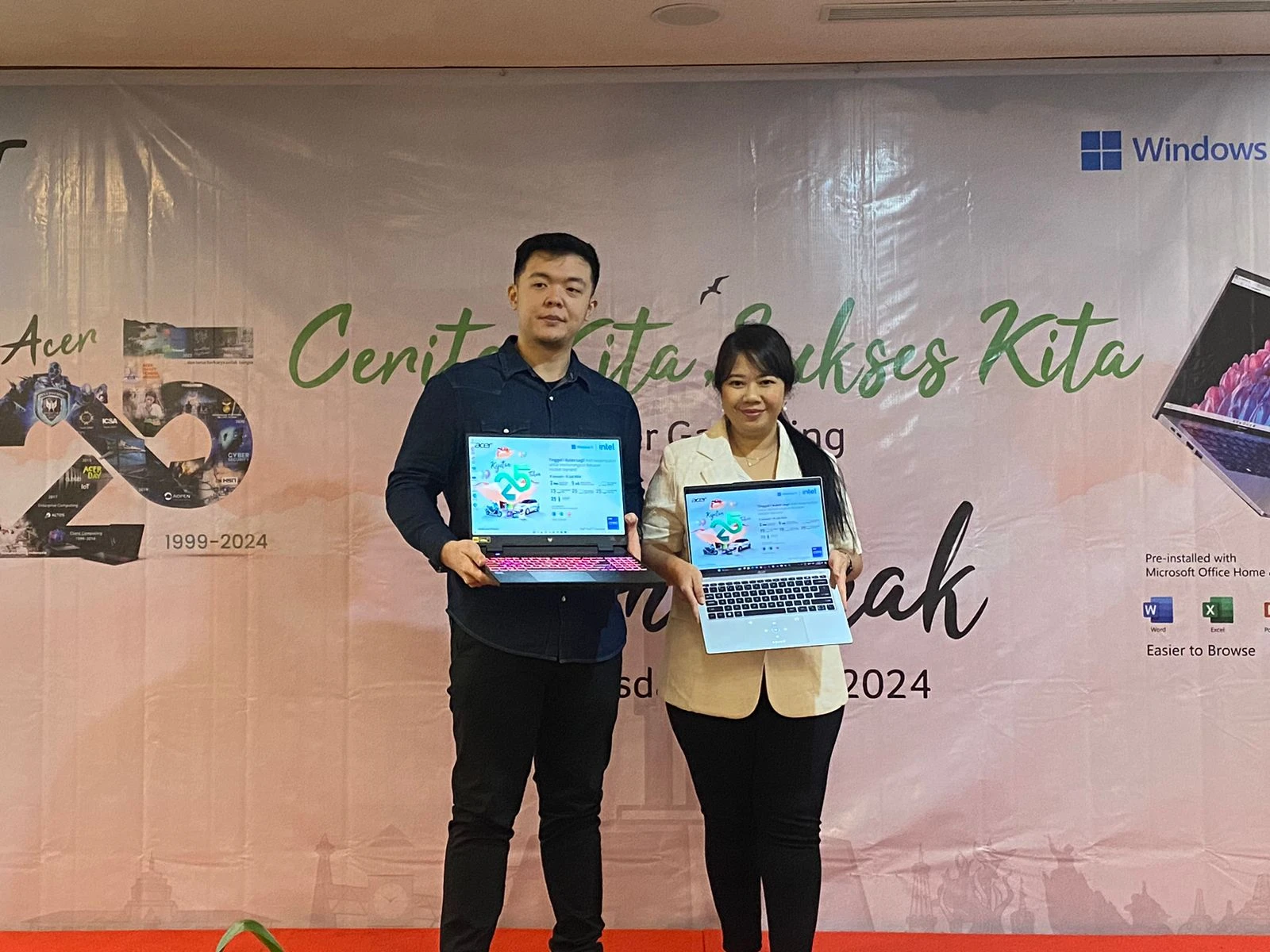 Acer mengajak pelanggan di Kalimantan Barat merayakan 25 Tahun “Cerita Kita”. (Dok. PIFA/Lydia Salsabila)