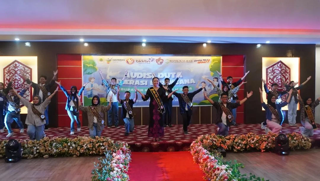 Bunda Genre Kapuas Hulu, Angeline Fremalco, saat tutup Audisi Duta Genre tingkat Kabupaten Kapuas Hulu 2024. (Dok. Prokopim Kapuas Hulu)