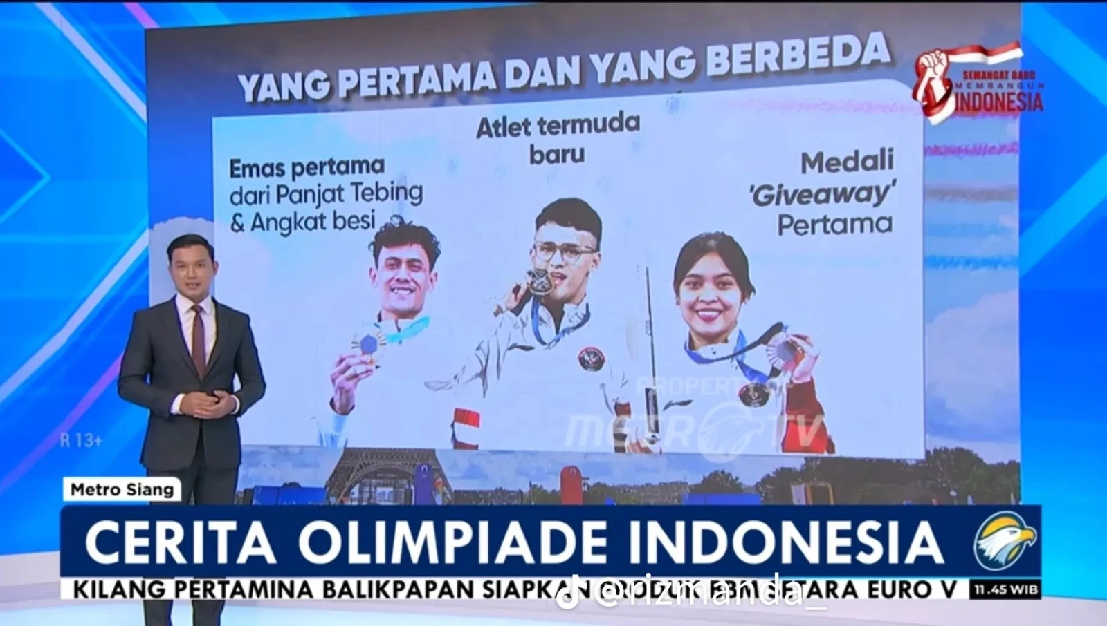 Foto: Viral Stasiun TV Indonesia Dirujak Netizen Usai Sebut Medali Gregoria ‘Giveaway’ | Pifa Net