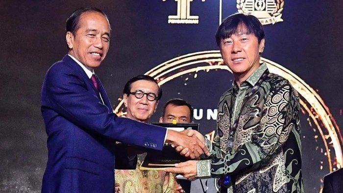 Keutamaan, fungsi Golden Visa yang diberikan Jokowi kepada Shin Tae-yong. (Tribunnews)