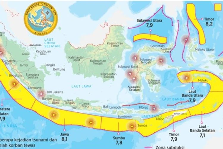 Foto: Diprediksi Bakal Terjadi di Indonesia, Apa itu Gempa Megathrust | Pifa Net