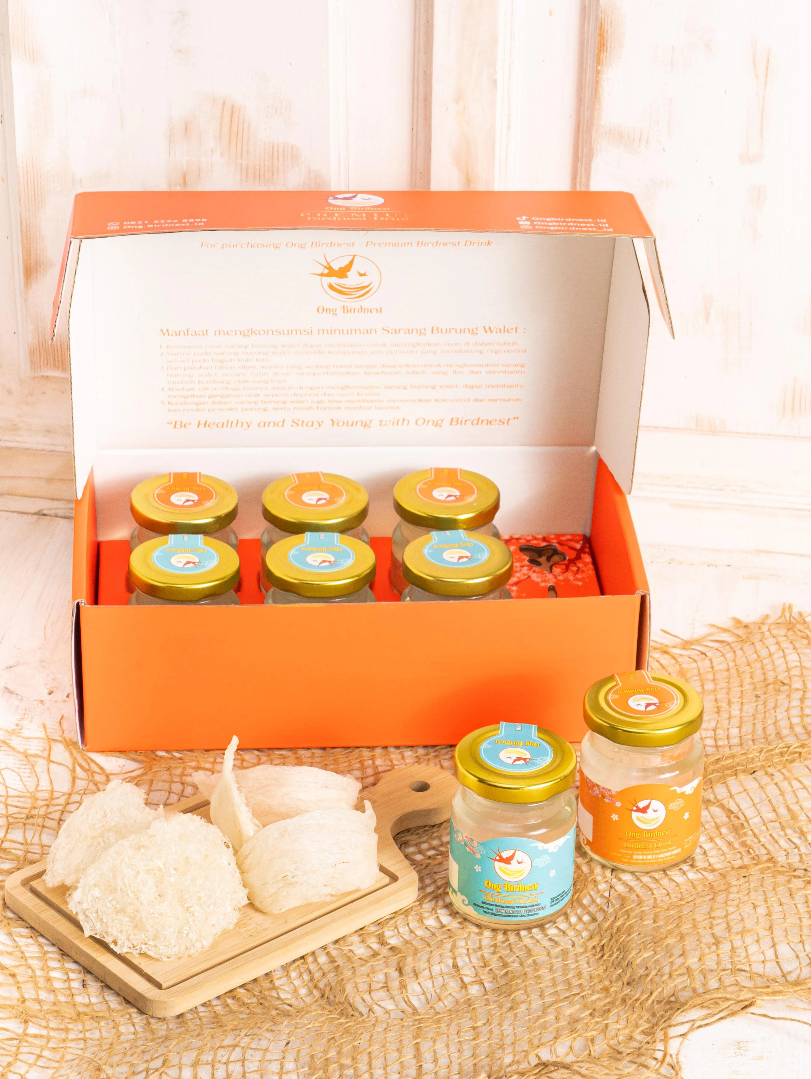 Ong Birdnest menawarkan produk oleh-oleh minuman khas Pontianak pertama yang bersertifikat BPOM RI. (Dok. Istimewa)