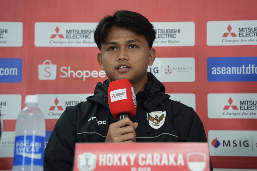 Foto: Hokky Caraka Ungkap Timnas Siap Tampil dan Berikan yang Terbaik di Laga vs Filipina | Pifa Net