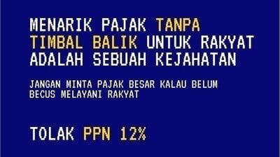 Foto: Tolak PPN 12 Persen, Warganet Kompak Bikin Petisi Batalkan Kenaikan Pajak | Pifa Net