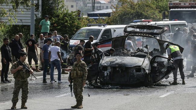 AS Umumkan Gencatan Senjata Israel-Lebanon Diperpanjang 45 Hari. AFP