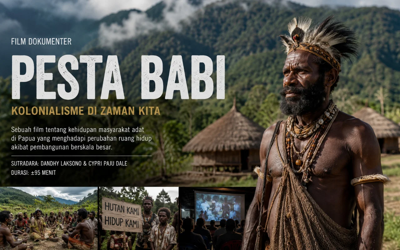 Sutradara Jelaskan Makna Judul Film Dokumenter Pesta Babi: Kolonialisme di Zaman Kita. Harianjatimcom