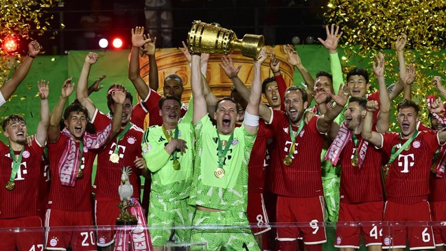 Foto: Harry Kane Hattrick Antar Bayern Munchen Juara DFB Pokal 2025/2026 | Pifa Net