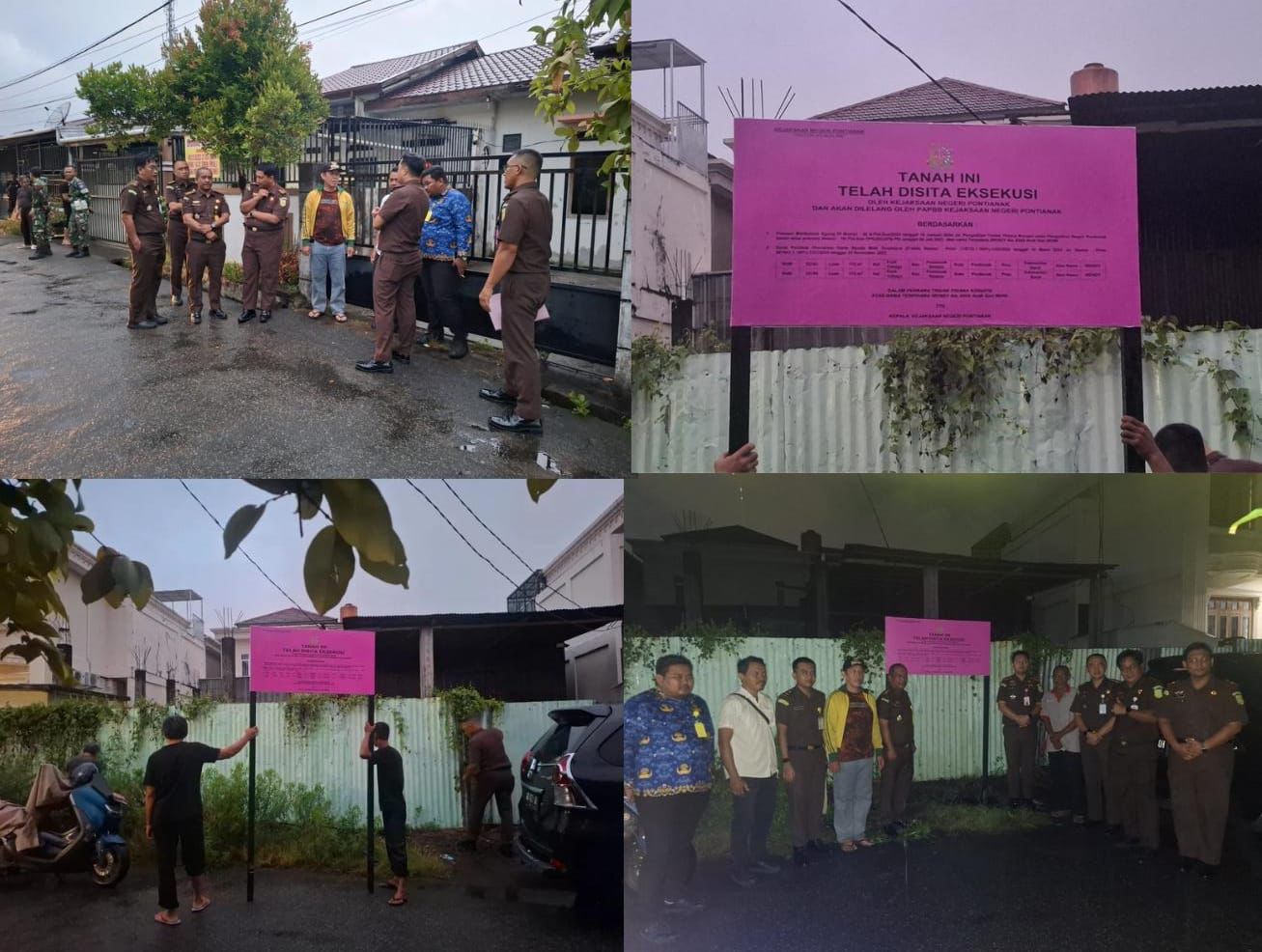 Foto: Kejati Kalbar Sita Empat Aset Terpidana Korupsi Wendy untuk Penuhi Uang Pengganti Rp14,1 M | Pifa Net