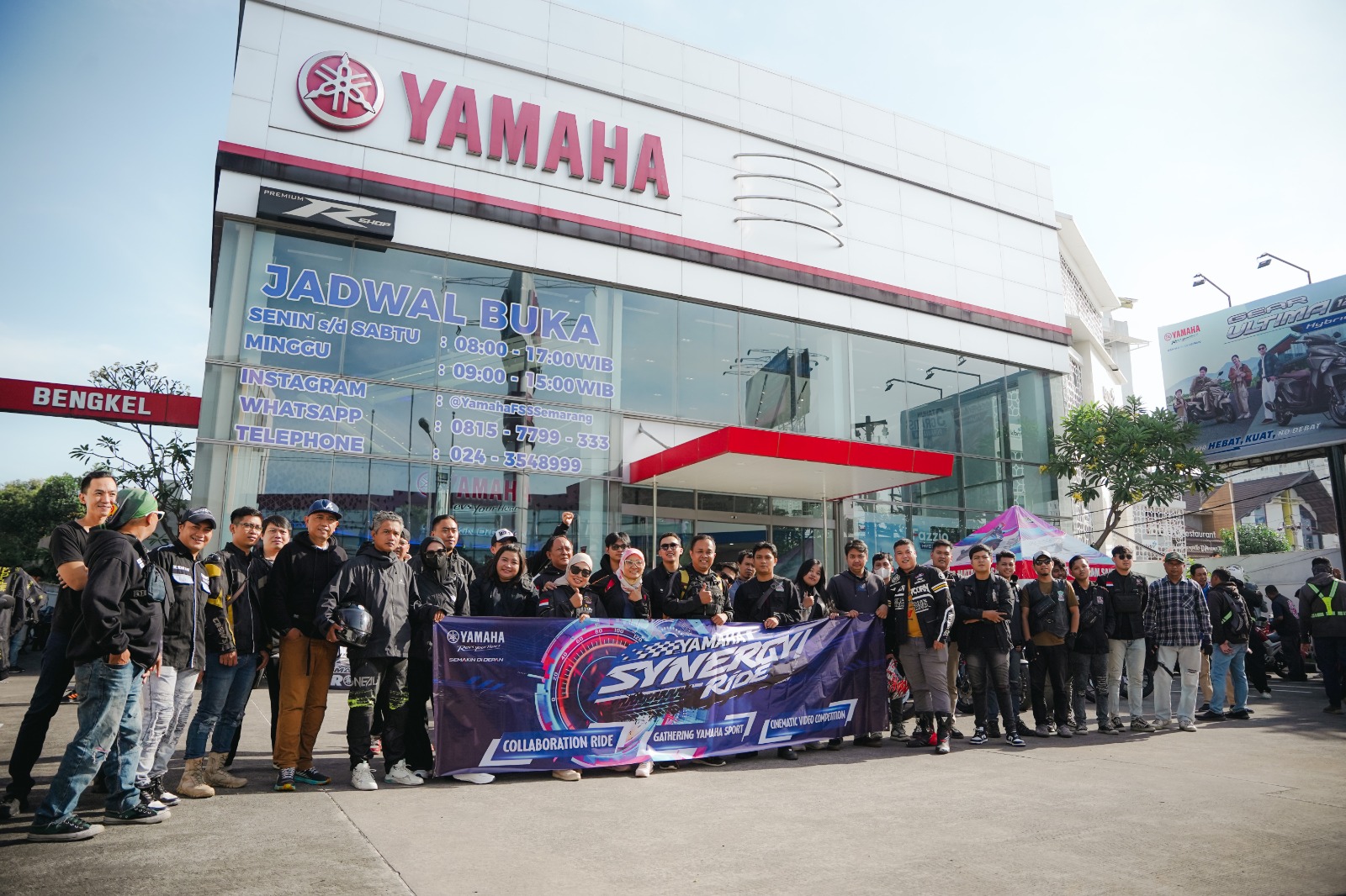Foto: Gaspol Terus! Yamaha Synergy Ride kembali Bersinergi Bareng Para Fans Sport Yamaha Serempak di 5 Kota    | Pifa Net