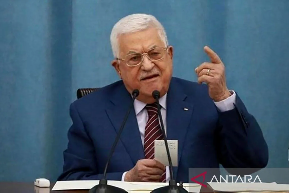 Presiden Palestina Mahmoud Abbas. ANTARA/Anadolu/pri.