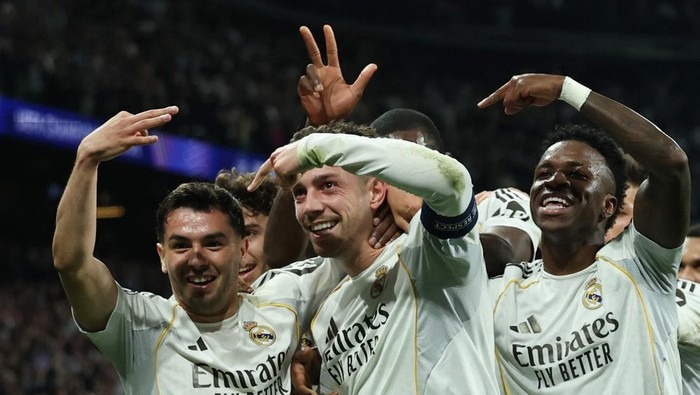 Foto: Valverde Hat-trick, Real Madrid Hajar Manchester City 3-0 di Bernabeu | Pifa Net
