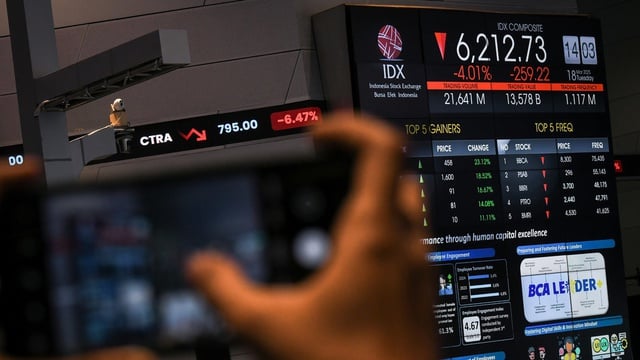 Foto: IHSG Terjun Bebas, BEI Berlakukan Trading Halt di Tengah Kepanikan Pasar | Pifa Net