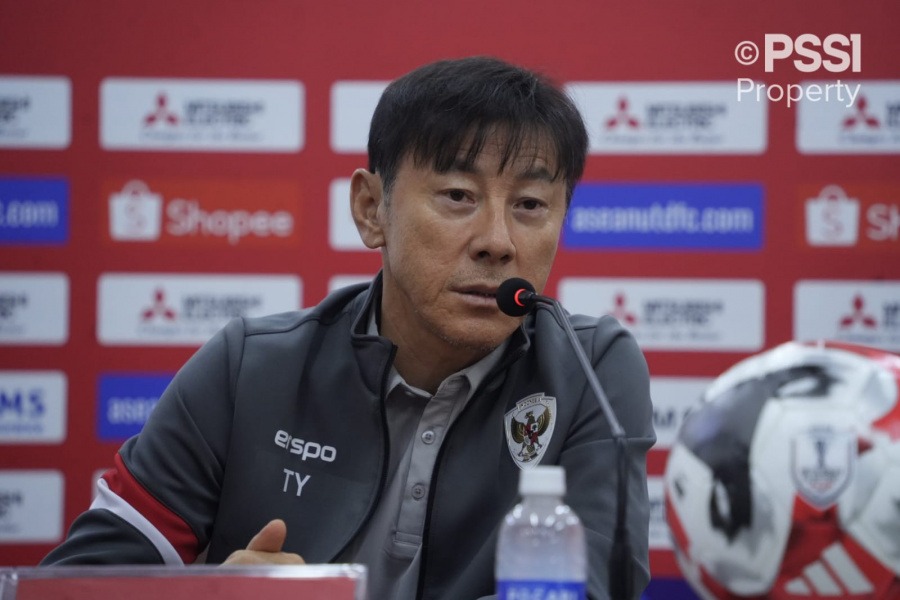 Foto: Shin Tae-yong Optimistis Sambut Laga Pembuka AMEC 2024 Lawan Myanmar Malam Ini | Pifa Net