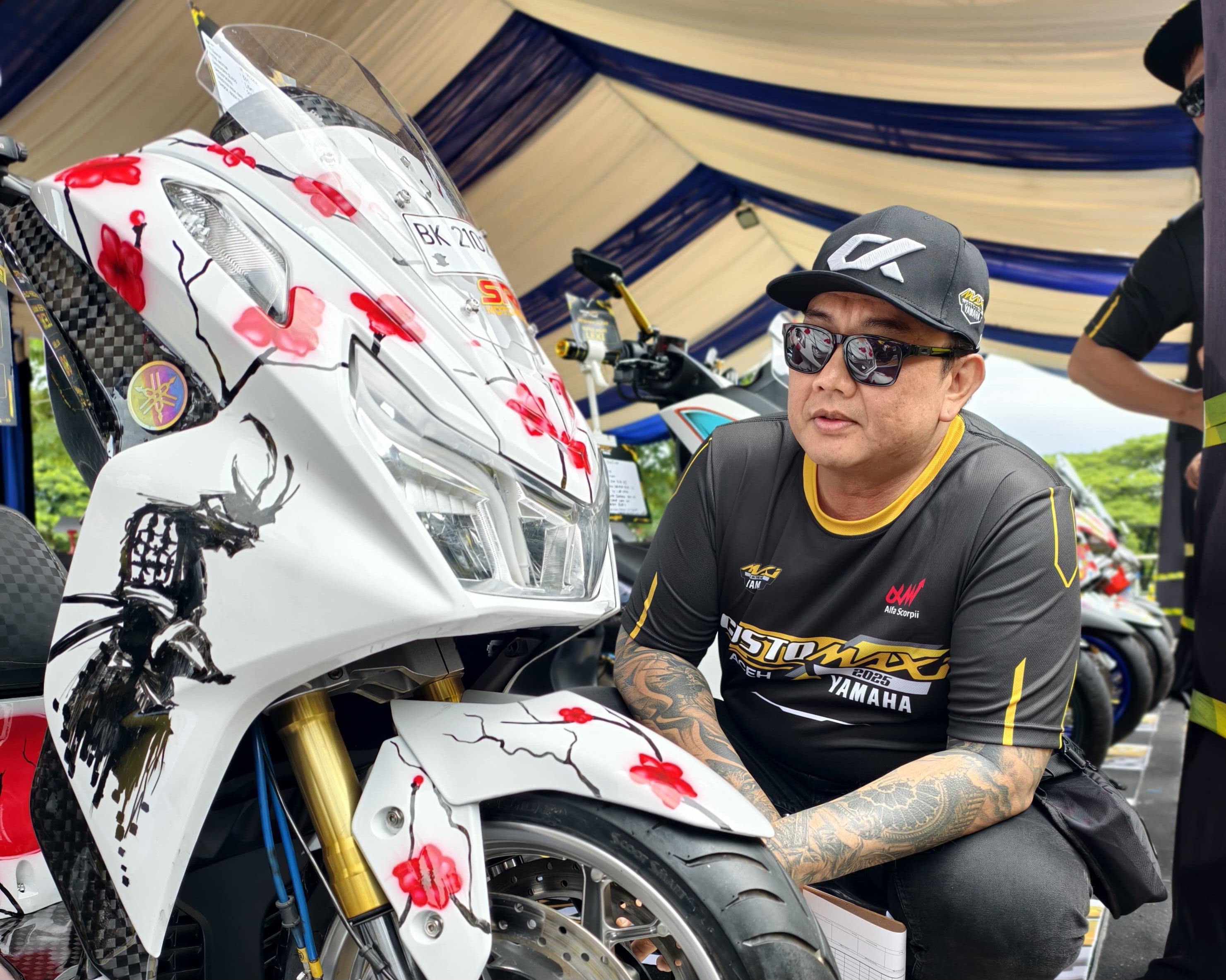 Foto: Modal 40 Juta-an, LEXI LX 155 Japan Look Sukses Juarai Kategori Elit di Event CustoMAXI 2025 Aceh | Pifa Net