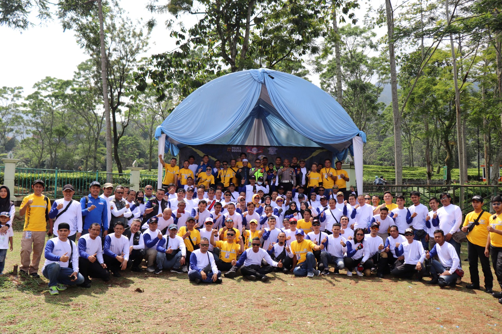 Foto: Ratusan Member Komunitas Motor di Bawah Naungan Polres Bogor Jalani Edukasi Safety Riding Panduan Yamaha | Pifa Net