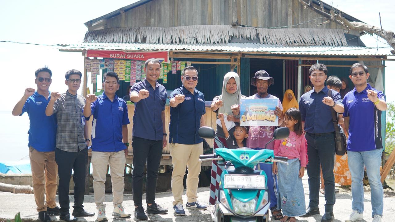 Ibu Rumah Tangga di Poso Menang Rp1 Miliar dari Program Miliarder Yamaha