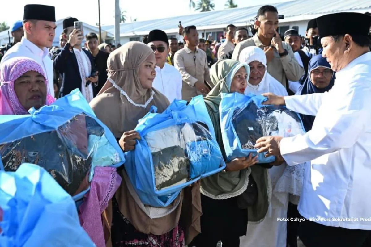 Foto: Warga Aceh Tamiang Apresiasi Kepedulian Prabowo terhadap Rakyat | Pifa Net