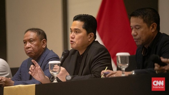 Foto: Erick Thohir Gaungkan Perubahan Besar di Tubuh Manajemen Timnas Indonesia | Pifa Net