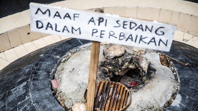Foto: Terungkap! Api Abadi Mrapen Mati Karena Sumur Gas Tertutup Lumpur | Pifa Net