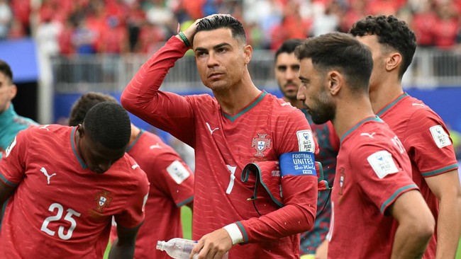 Foto: Ronaldo Janji Bangkit usai Portugal Gagal Kalahkan RD Kongo | Pifa Net