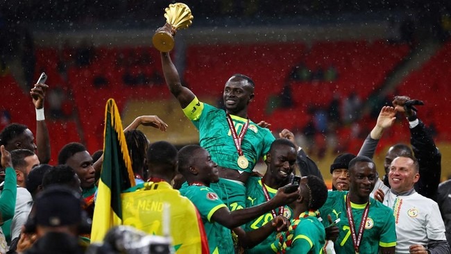 Foto: Sadio Mane Kecam CAF Usai Gelar Juara Senegal Dicabut dan Diberikan ke Maroko | Pifa Net