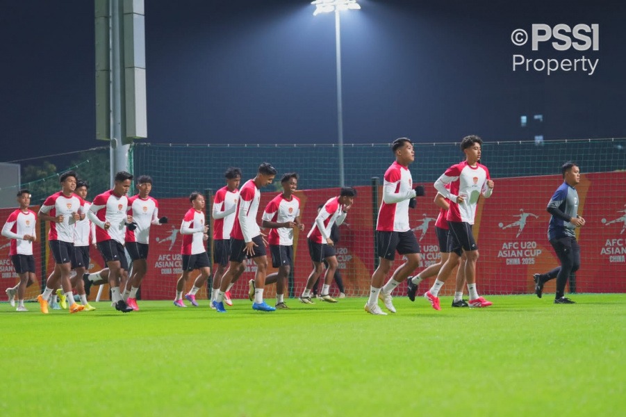 Foto: Garuda Muda Matangkan Persiapan Jelang Duel Kontra Iran di Piala Asia U-20 | Pifa Net