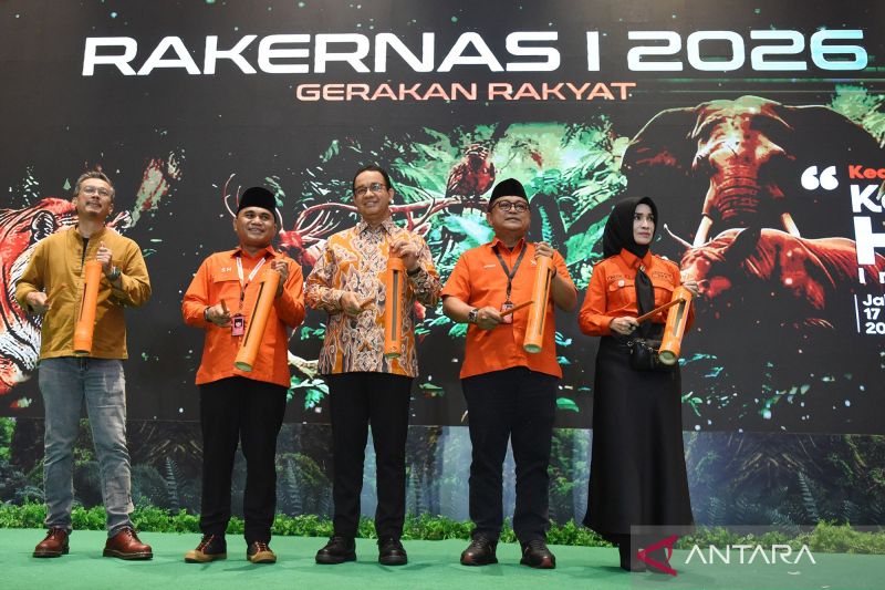 Foto: Gerakan Rakyat Deklarasi Jadi Partai, Target Lolos Verifikasi Kemenkum Februari 2026 | Pifa Net