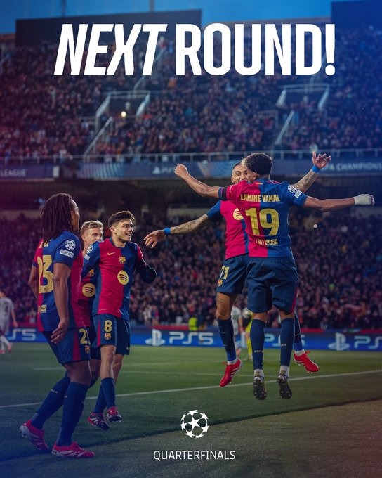 Foto: Barcelona Punya Kans Juara UCL, Hansi Flick: Fokus ke Perempatfinal Dulu | Pifa Net