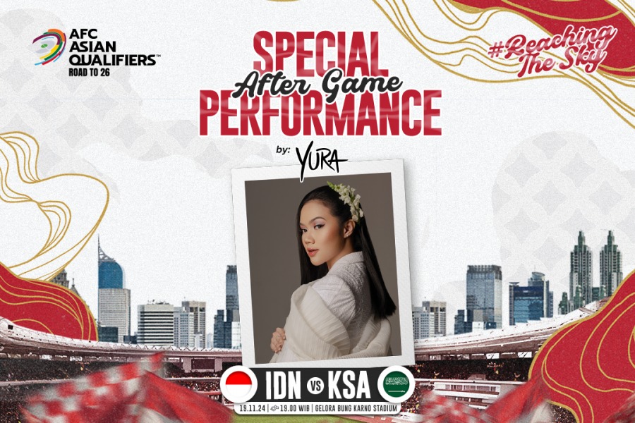 Foto: Yura Yunita Siap Menghibur Suporter di GBK Setelah Laga Timnas Indonesia vs Arab Saudi | Pifa Net