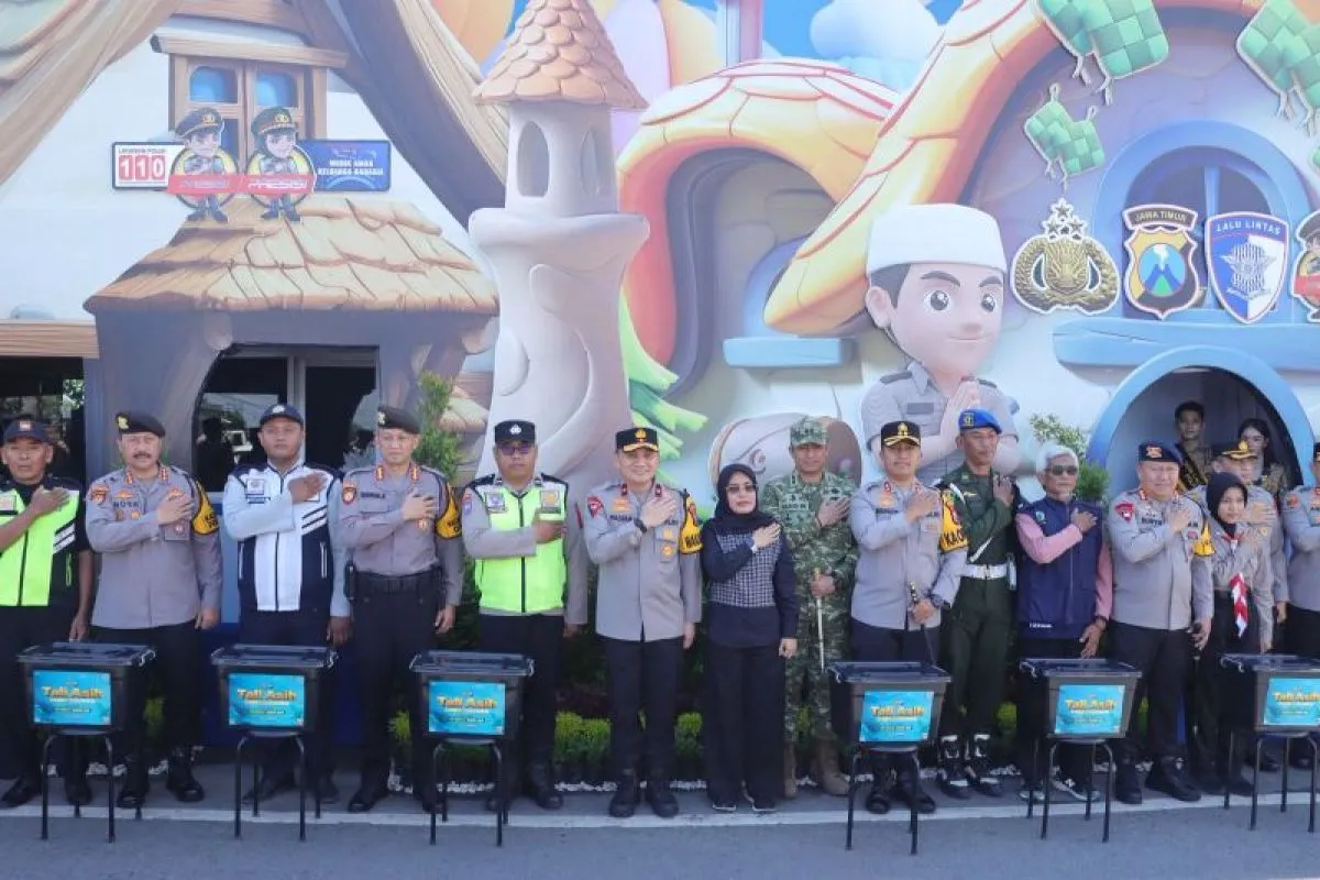 Polres Kediri Imbau Pemudik Istirahat Jika Lelah, Sediakan Fasilitas Lengkap di Pos Mengkreng. Antara