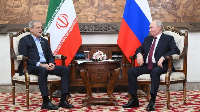 Foto: Putin Tegaskan Komitmen Bantu Iran di Tengah Perang dengan AS | Pifa Net