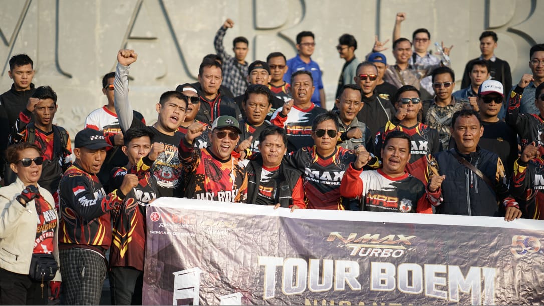 Peserta Nmax Tour Boemi Nusantara. (Dok. Yamaha)