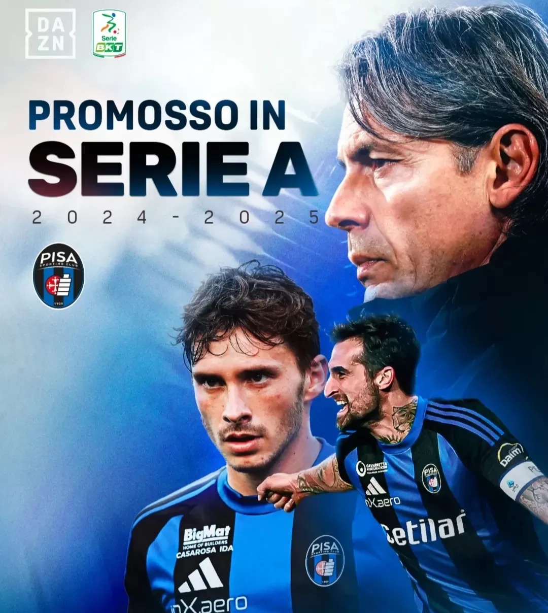 Foto: Pisa SC Promosi ke Serie A Setelah Tiga Dekade, Pippo Cetak Sejarah | Pifa Net