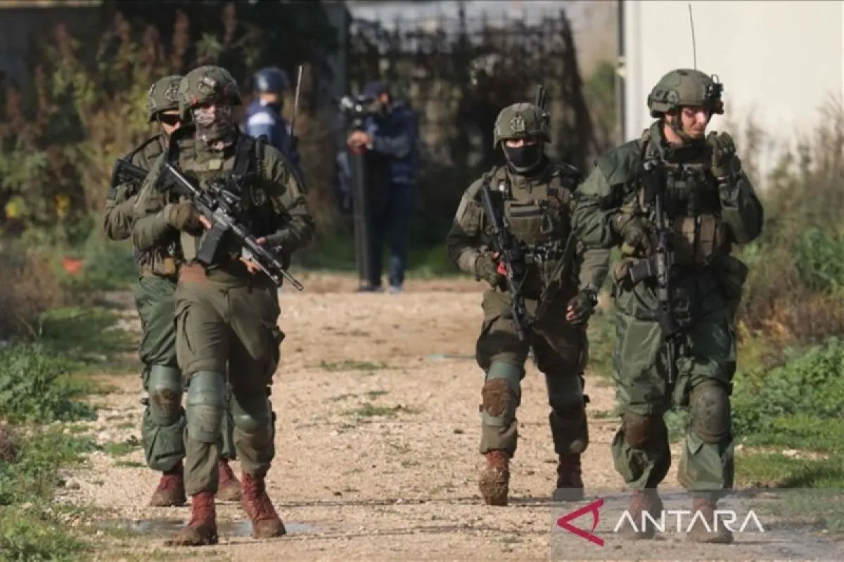 Ilustrasi - Tentara Israel terus melakukan penggerebekan di Tepi Barat. Anadolu/py/pri.