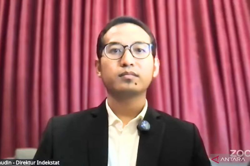 Tangkapan layar - Direktur Indekstat Ali Mahmudin dalam acara Rilis Survei Nasional Indekstat, yang dipantau secara daring di Jakarta, Sabtu (21/2/2026). (ANTARA/YouTube/indekstat/Agatha Olivia Victor