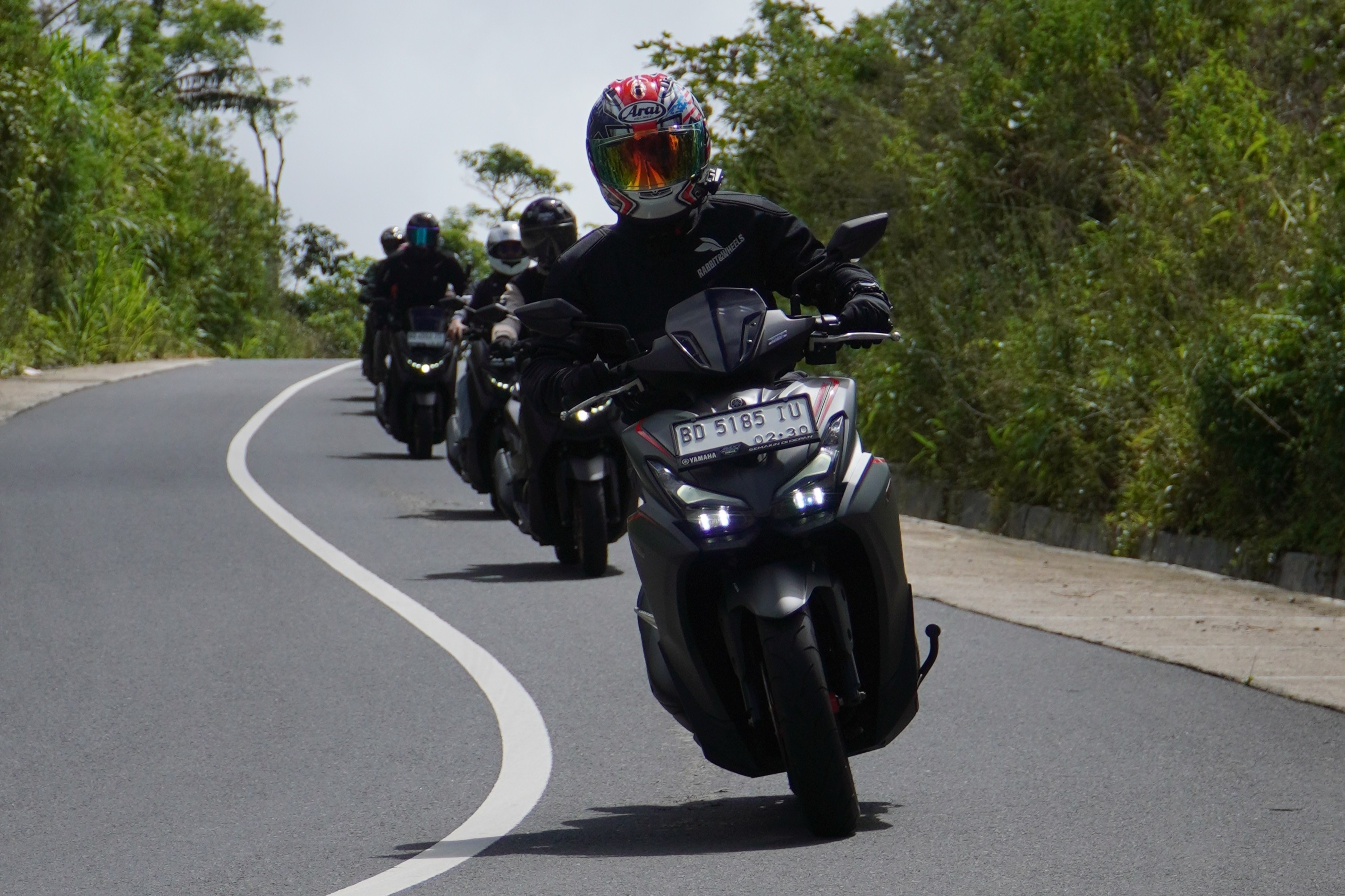   Gaspol di Bumi Rafflesia Bengkulu, MAXI Tour Boemi Nusantara Taklukan Jalur Liku 9 hingga Nikmati Panorama Samudra Hindia