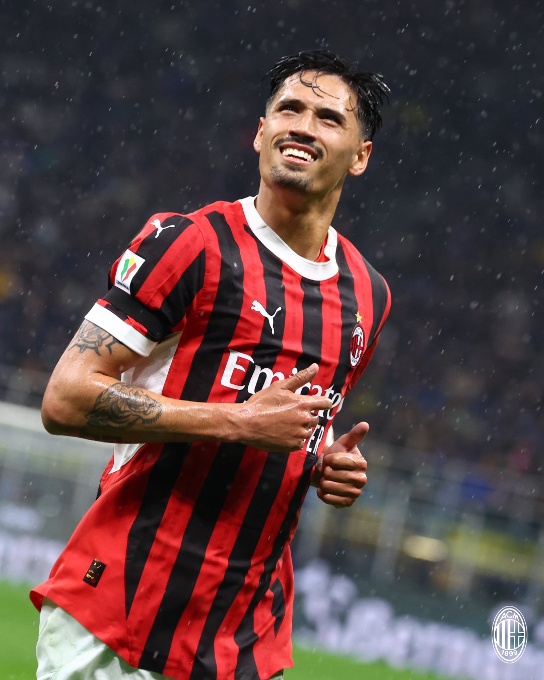 Foto: Dominasi AC Milan di Derby Milan, Reijnders Tegaskan Kota Milan Merah-Hitam | Pifa Net